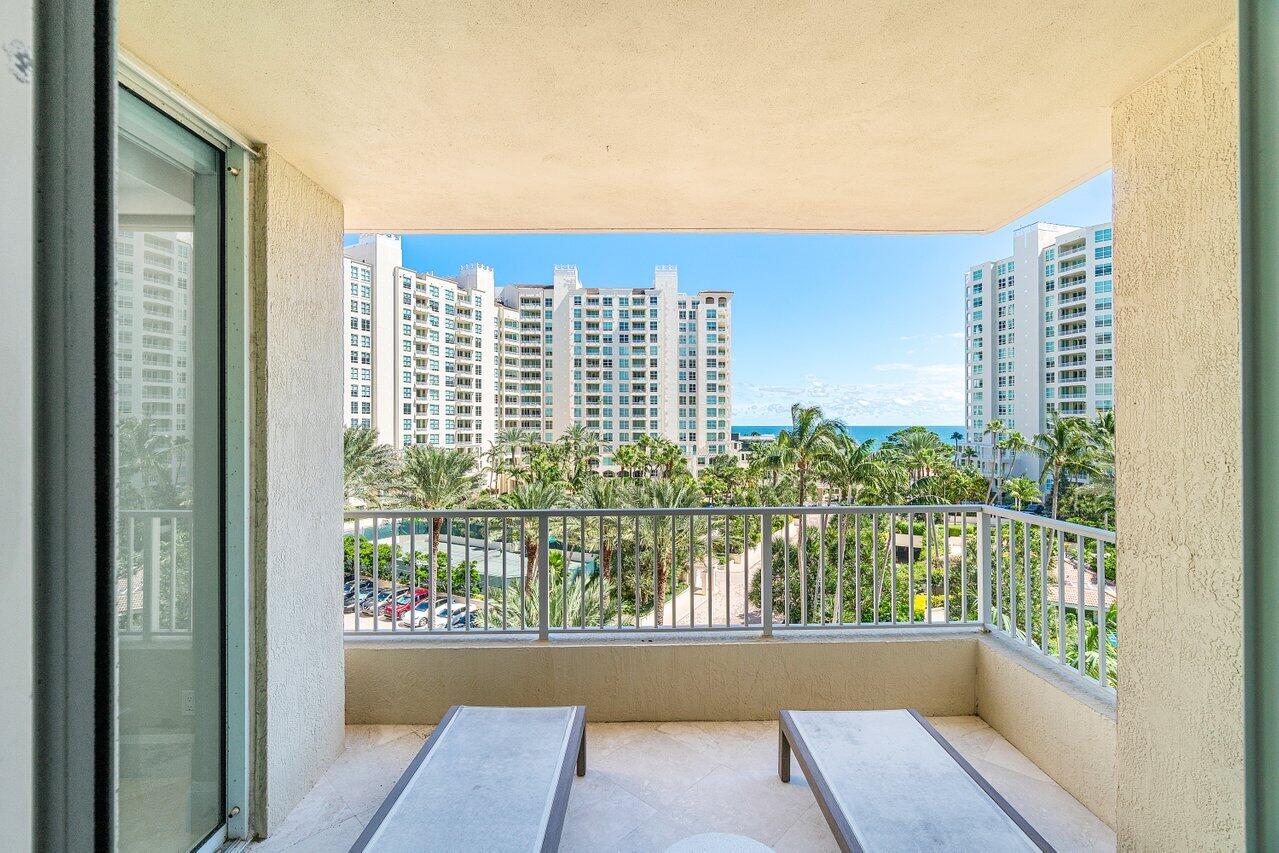 3720 South Ocean Boulevard, Unit 603 Highland Beach, FL 33487 - Photo 22 of 67 EAST BALCONY VIEWS