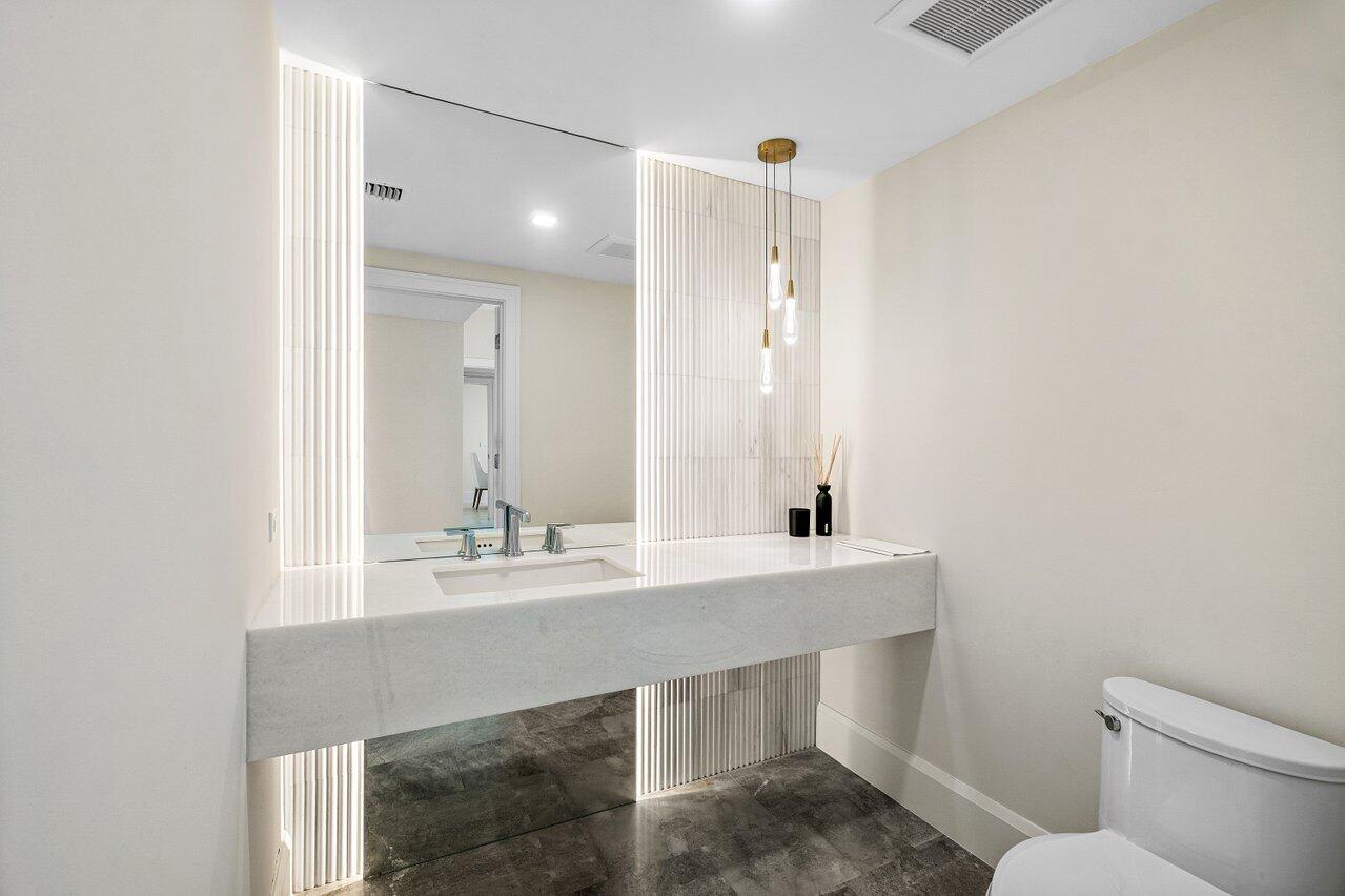 3720 South Ocean Boulevard, Unit 603 Highland Beach, FL 33487 - Photo 24 of 67 HALF BATHROOM