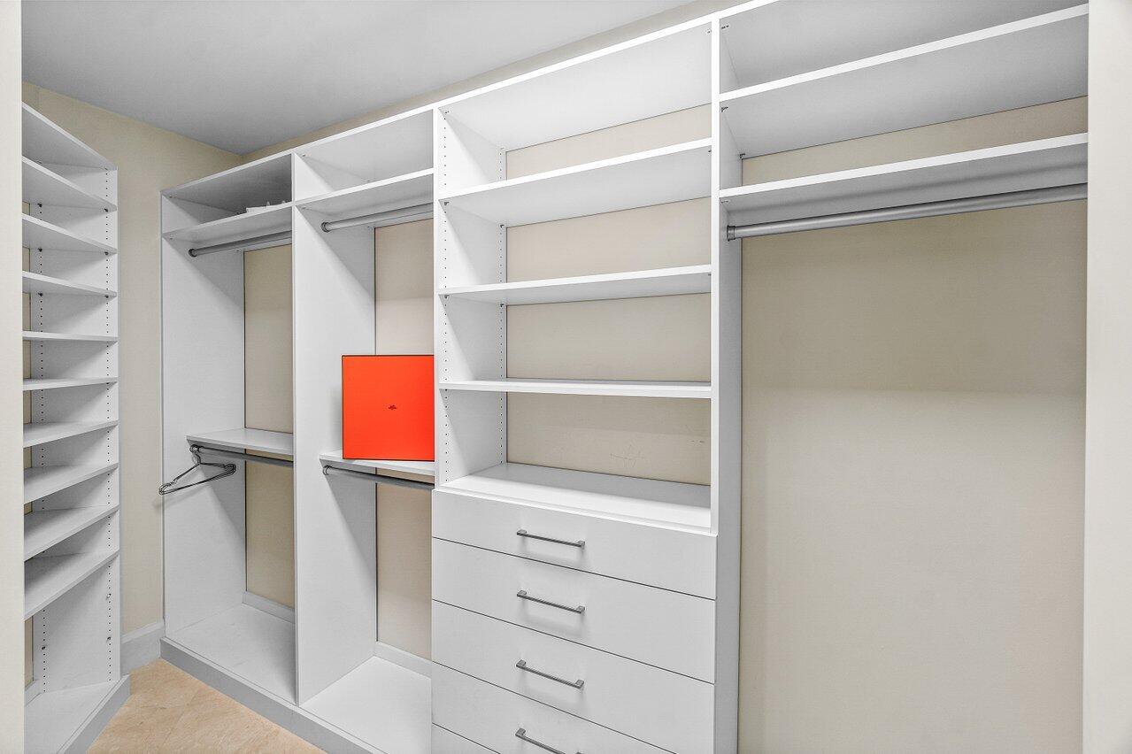 3720 South Ocean Boulevard, Unit 603 Highland Beach, FL 33487 - Photo 29 of 67 CUSTOM CLOSETS