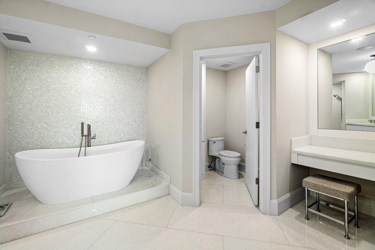 3720 South Ocean Boulevard, Unit 603 Highland Beach, FL 33487 - Photo 33 of 67 PRIMARY BATHROOM