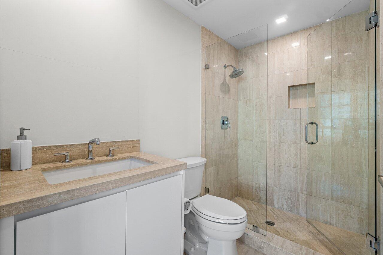 3720 South Ocean Boulevard, Unit 603 Highland Beach, FL 33487 - Photo 37 of 67 GUEST BATHROOM