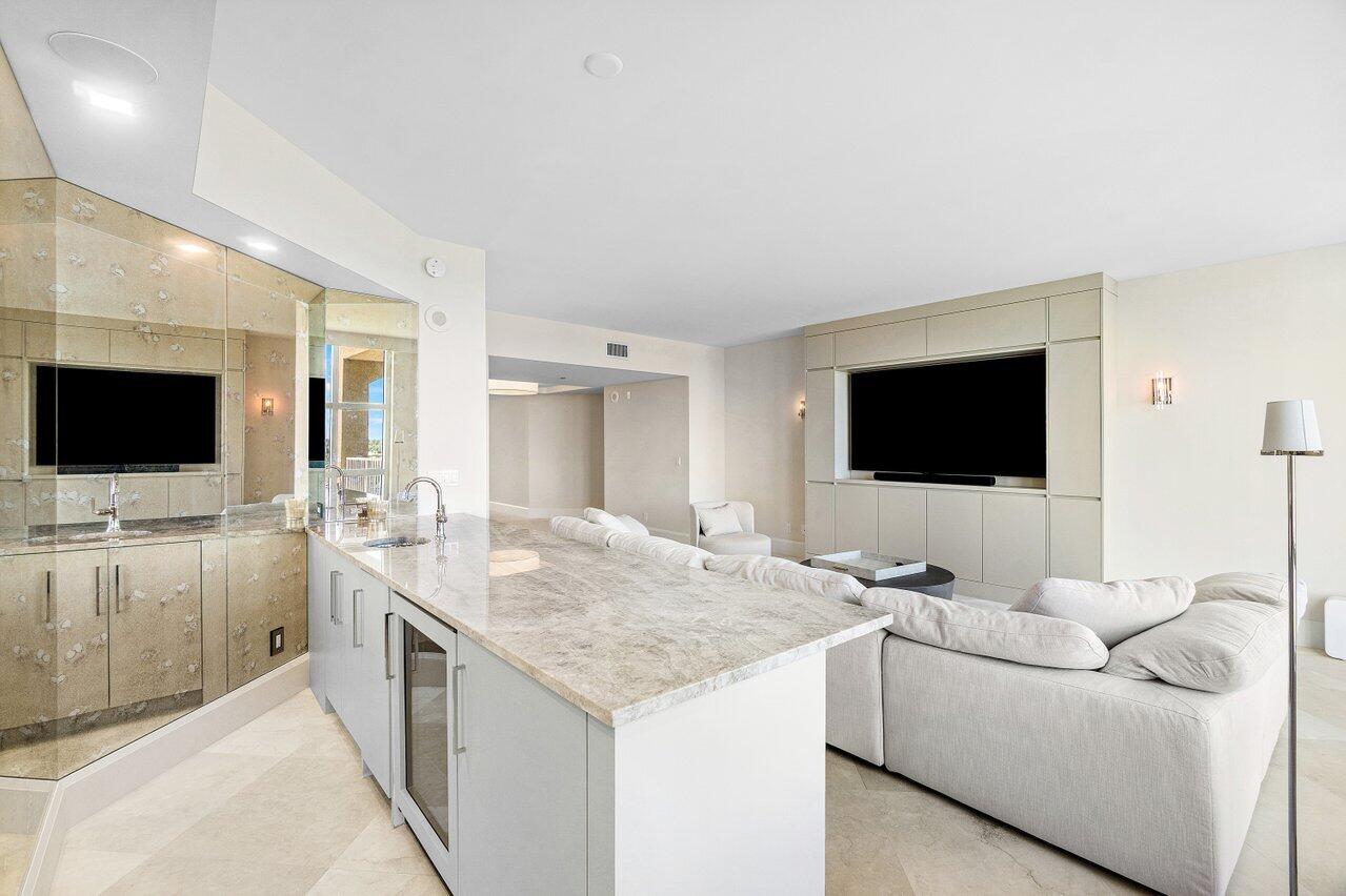 3720 South Ocean Boulevard, Unit 603 Highland Beach, FL 33487 - Photo 7 of 67 CUSTOM WET BAR