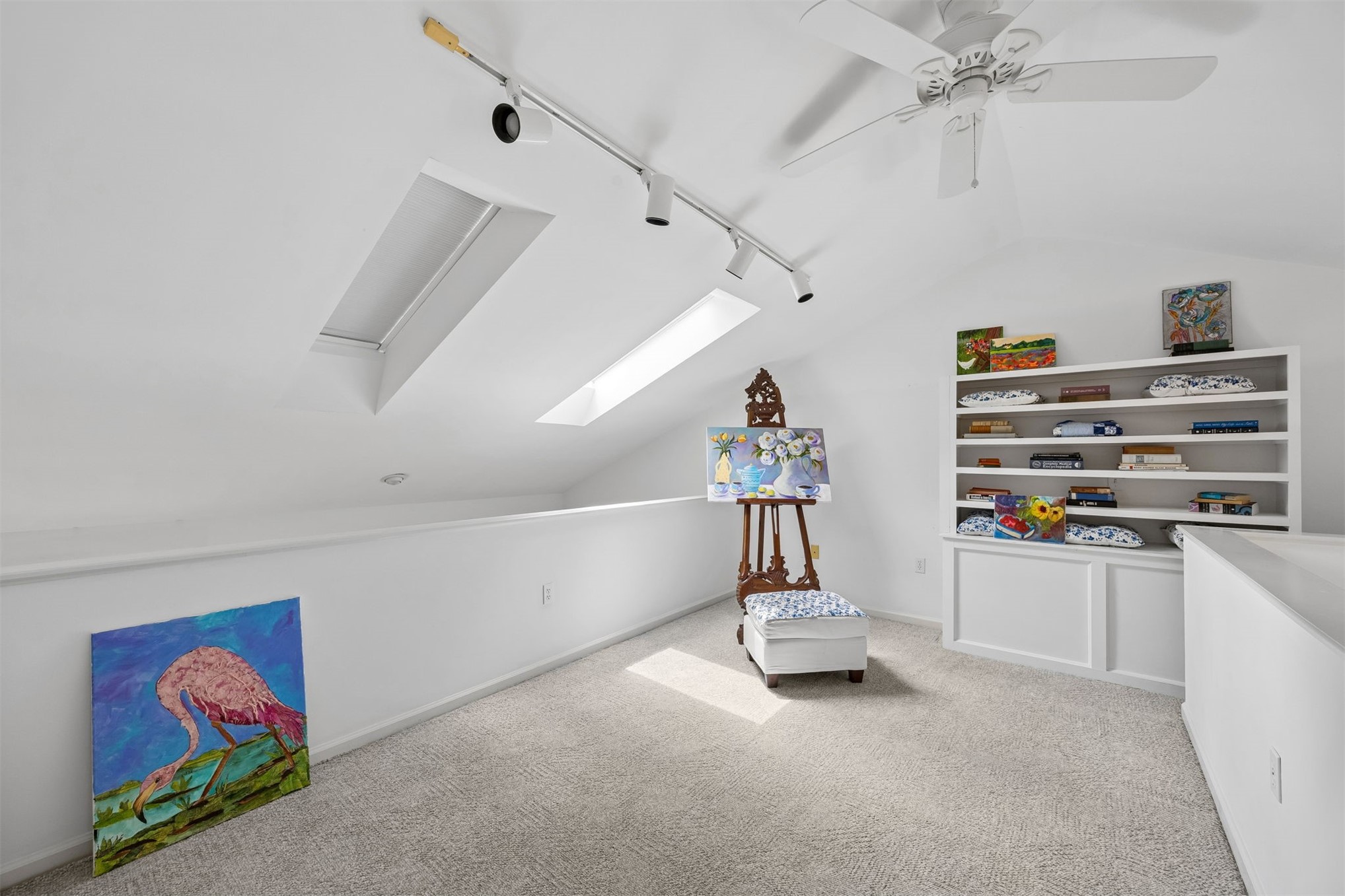 3110 Egans Bluff Road Fernandina Beach, FL 32034 - Photo 20 of 26 The loft above can be an artist's studio or a writer's retreat.