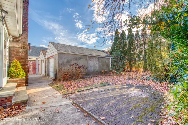a view of a house with a door
