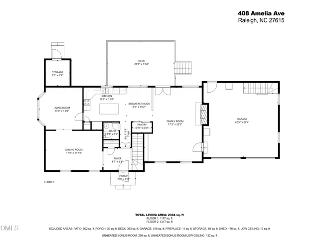 $675,000 | 408 Amelia Avenue, Raleigh, NC 27615