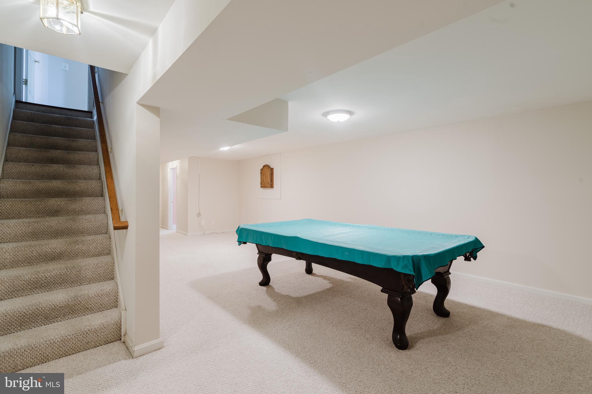 33 Hummingbird Lane Newark, DE 19711 - Photo 38 of 49 Finished Basement with included pool table