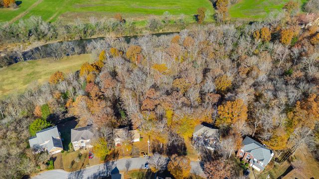 a view of a lake with houses