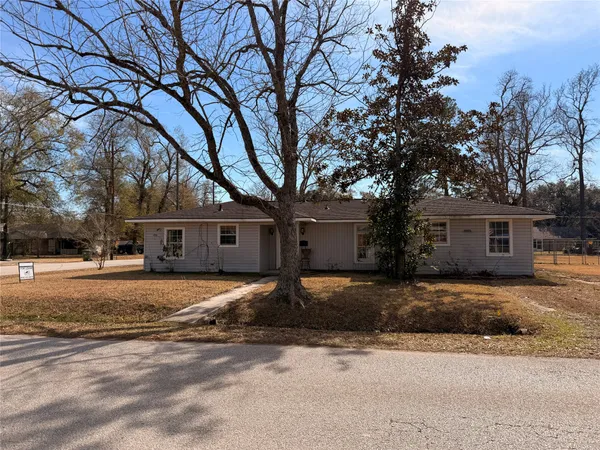 a house that has a tree in front of it