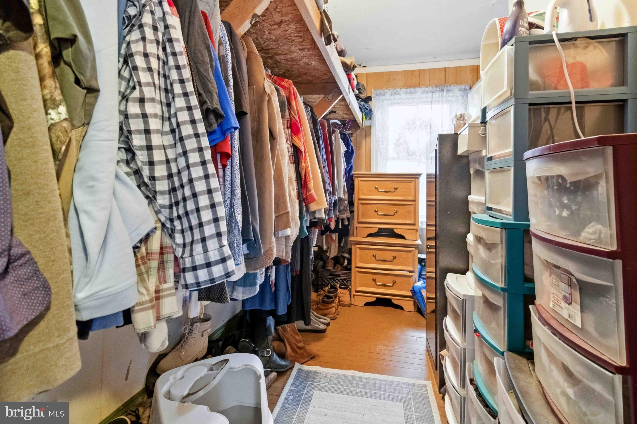 38 State Road Barnesville, PA 18214 - Photo 23 of 46 a view of walk in closet with clothes