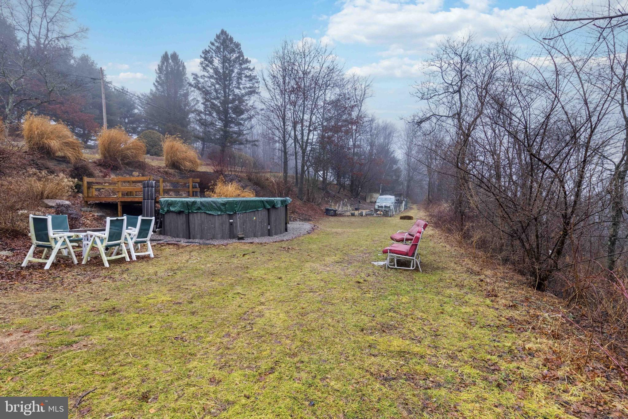 38 State Road Barnesville, PA 18214 - Photo 40 of 46 a small yard covered with tall trees