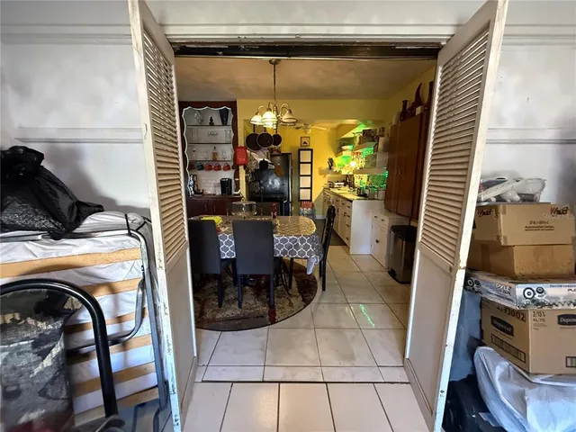 a view of workspace with flat screen tv