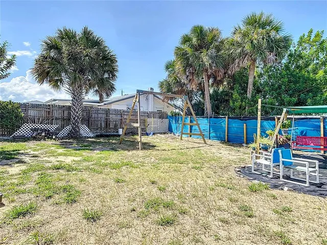a view of swimming pool with garden