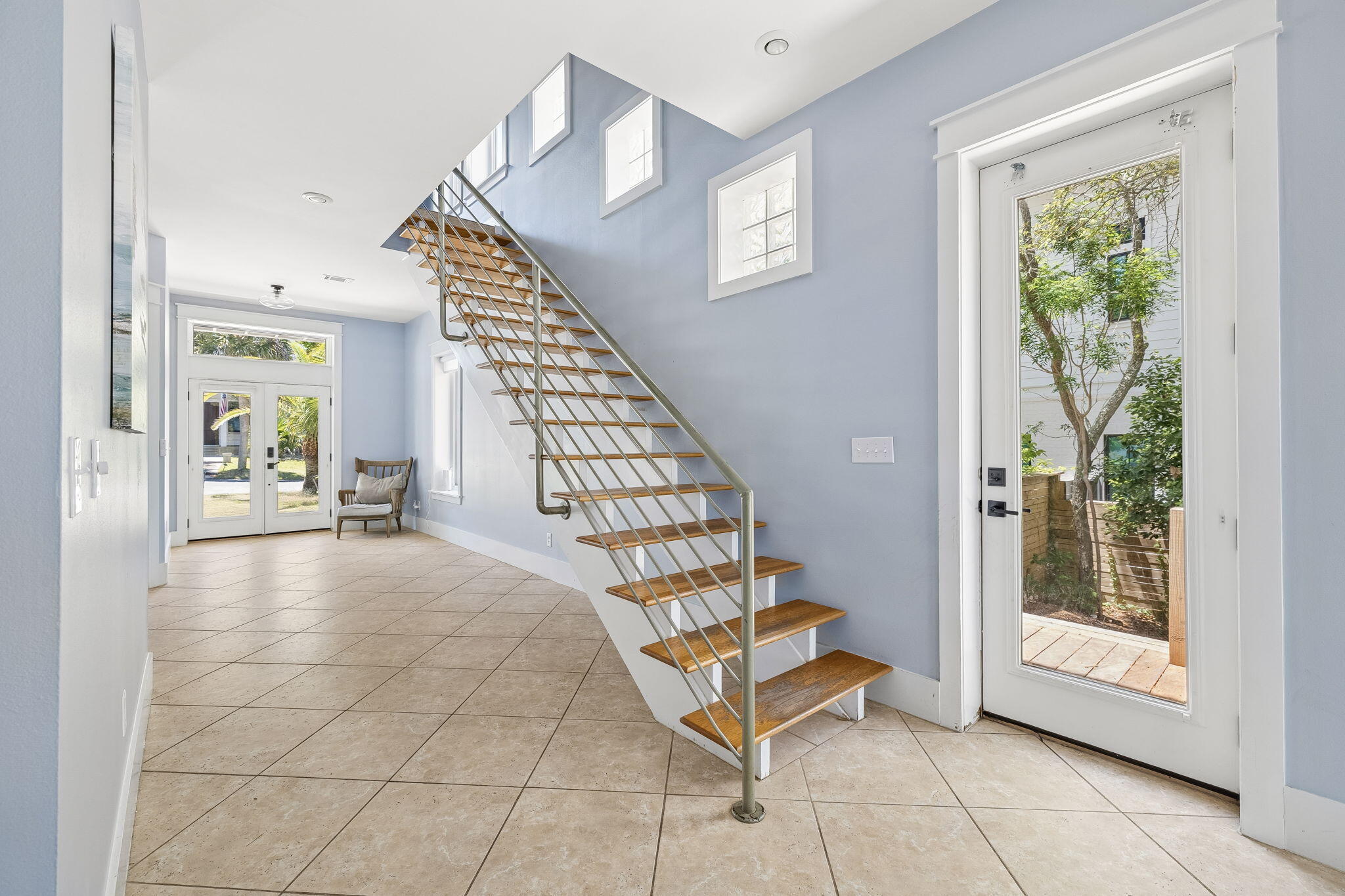 86 Bullard Road Santa Rosa Beach, FL 32459 - Photo 18 of 34 a view of an entryway with wooden floor and door