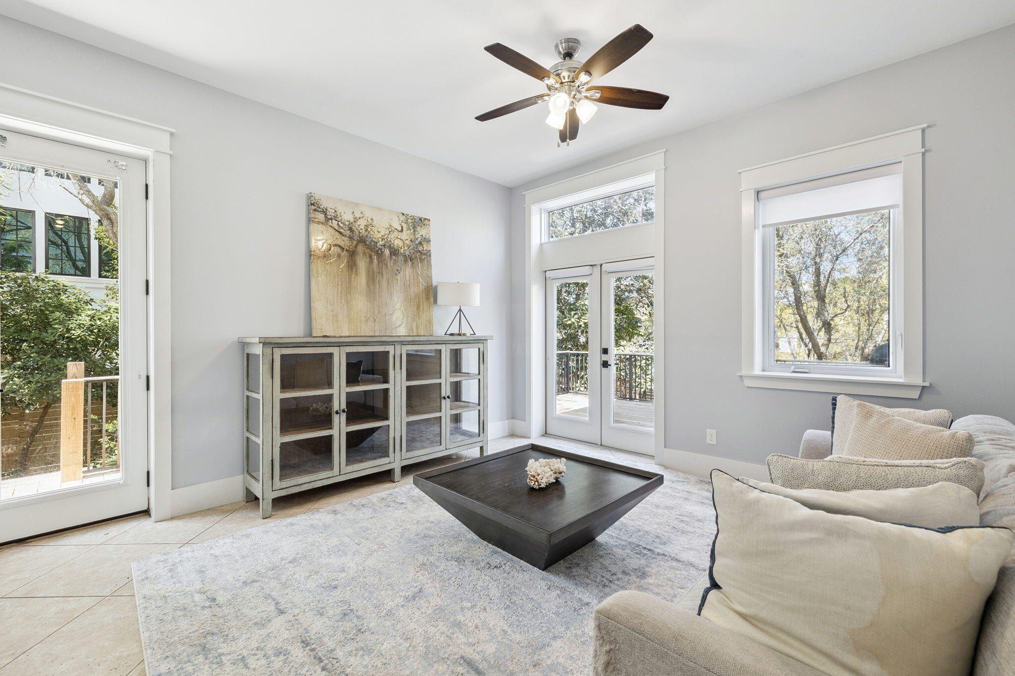 86 Bullard Road Santa Rosa Beach, FL 32459 - Photo 20 of 34 a living room with furniture and a large window