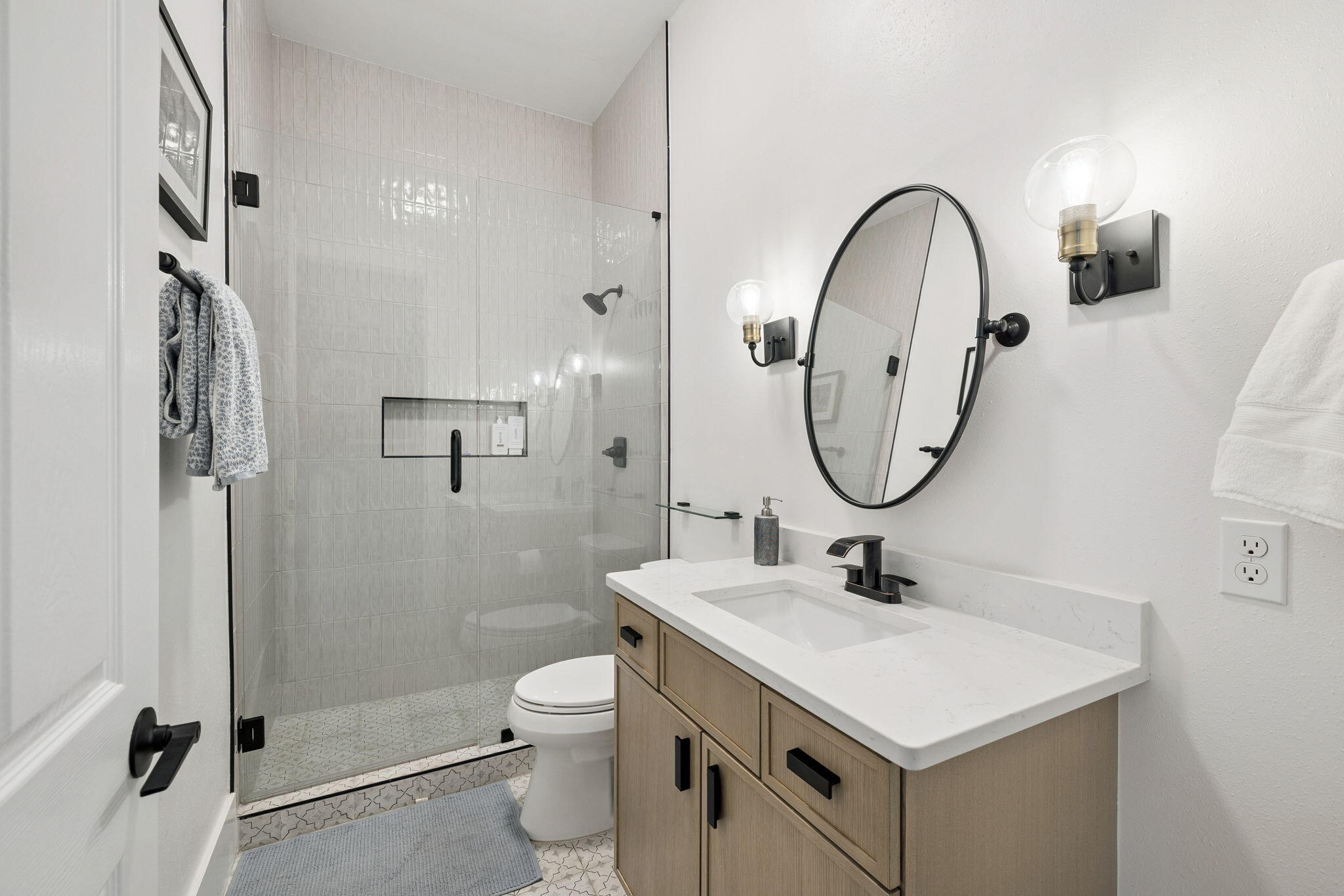 86 Bullard Road Santa Rosa Beach, FL 32459 - Photo 27 of 34 a bathroom with a sink toilet and shower