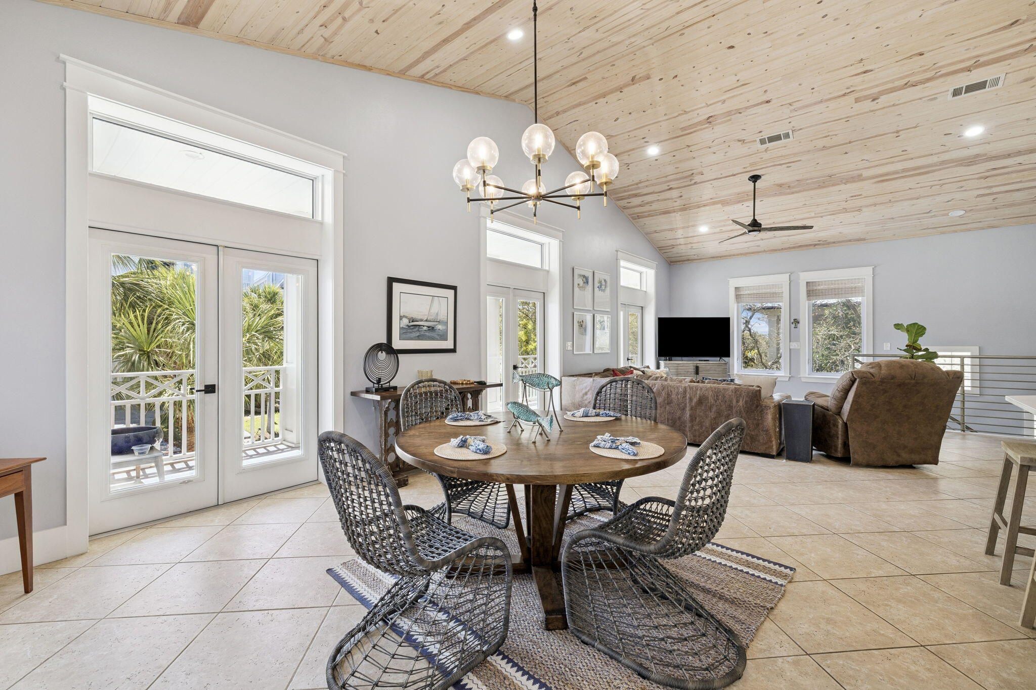 86 Bullard Road Santa Rosa Beach, FL 32459 - Photo 6 of 34 a view of a dining room with furniture window and outside view