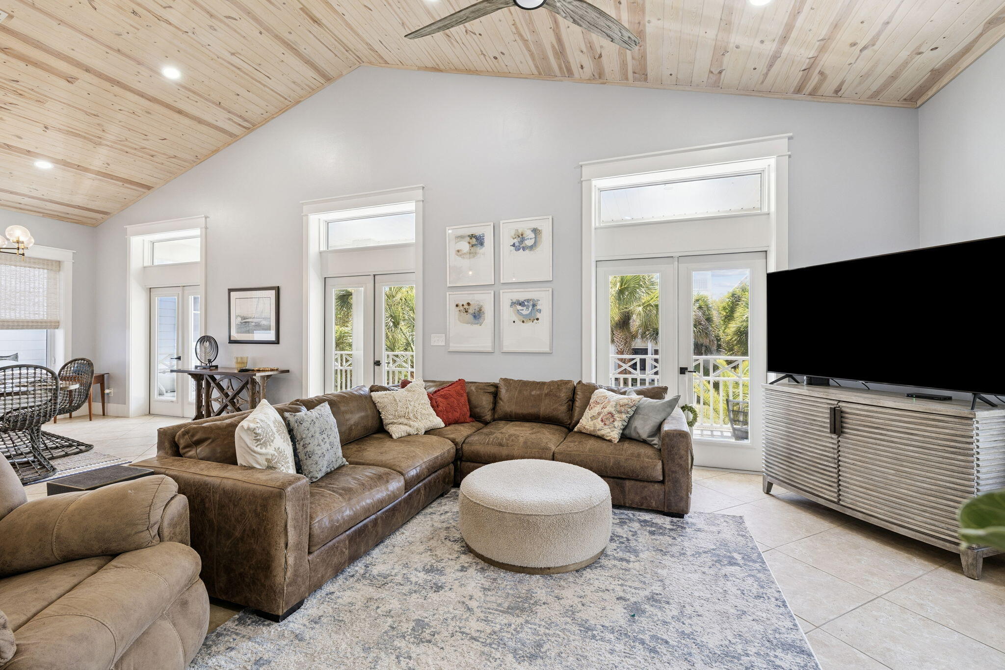 86 Bullard Road Santa Rosa Beach, FL 32459 - Photo 8 of 34 a living room with furniture and a flat screen tv