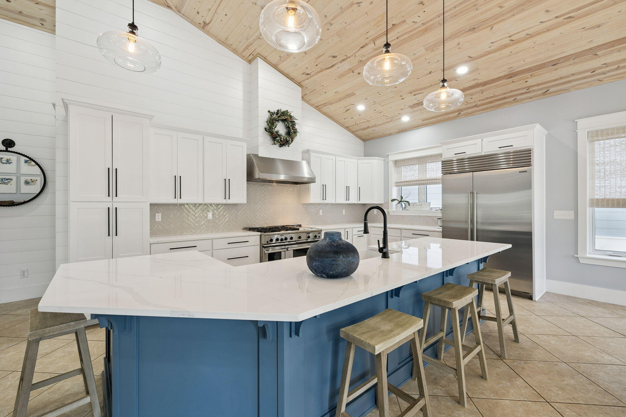 86 Bullard Road Santa Rosa Beach, FL 32459 - Photo 10 of 34 a kitchen with a dining table and chairs