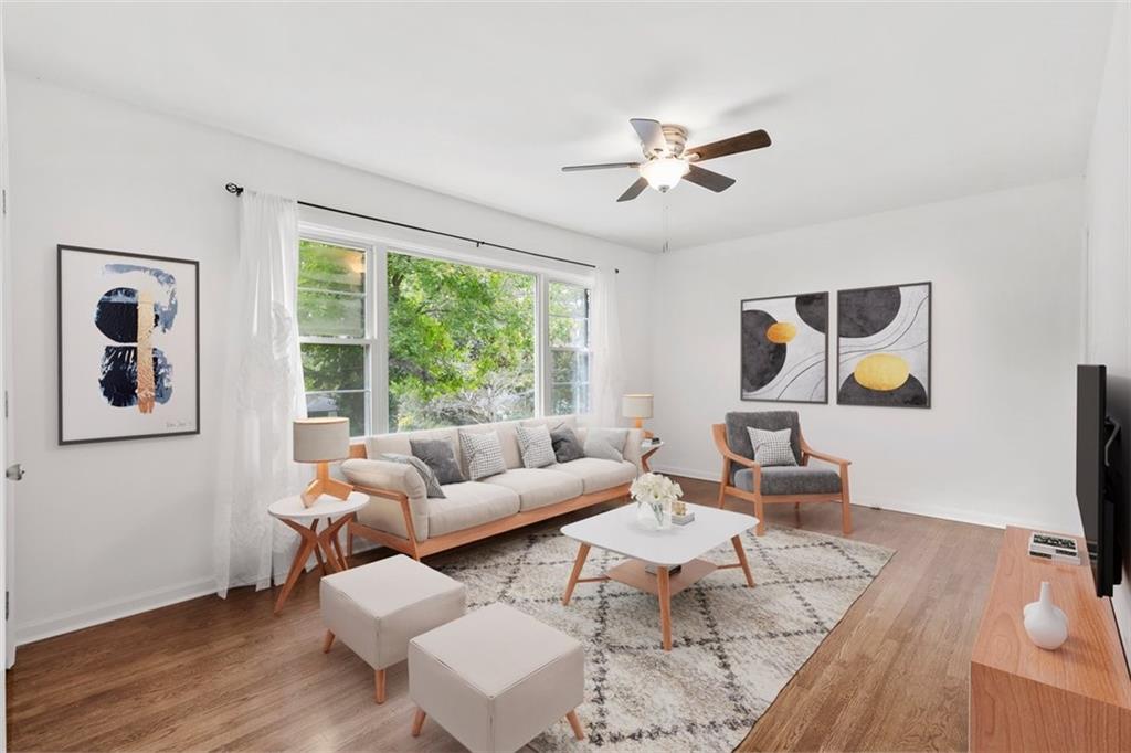 3406 Jackson Drive Decatur, GA 30032 - Photo 6 of 28 a living room with furniture and a flat screen tv