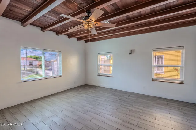 a view of an empty room