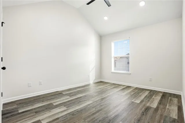wooden floor in a room