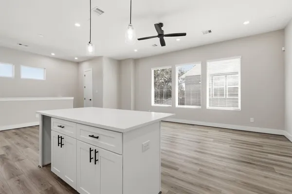 a view of empty room