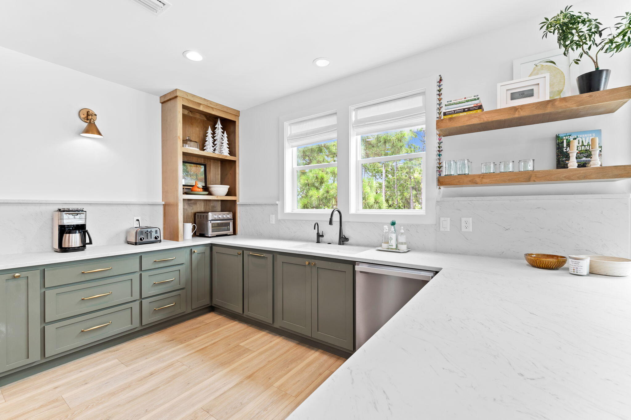 12 Sawgrass Lane Santa Rosa Beach, FL 32459 - Photo 20 of 70 a kitchen with a sink window and cabinets