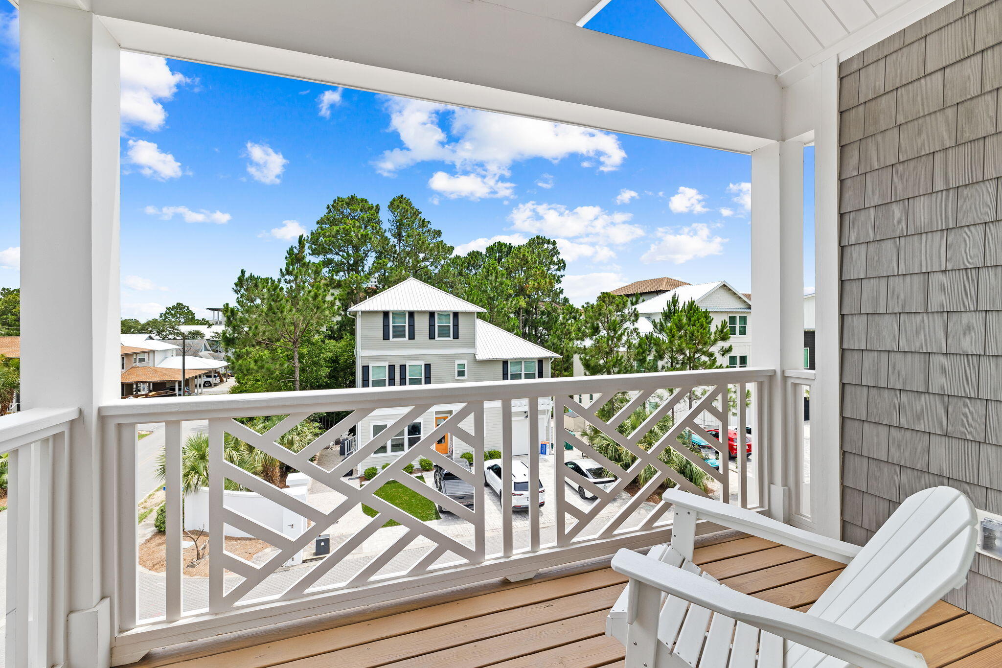 12 Sawgrass Lane Santa Rosa Beach, FL 32459 - Photo 45 of 70 a view of a balcony with wooden floor