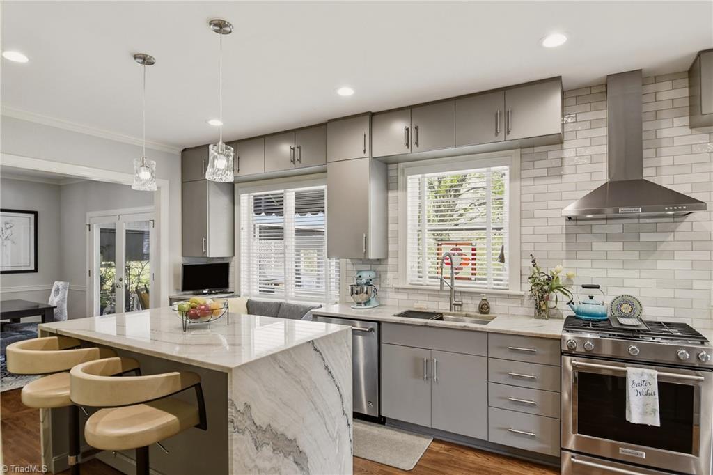 1943 Robinhood Road Winston-Salem, NC 27104 - Photo 5 of 43 Stunning renovation of kitchen in 2020