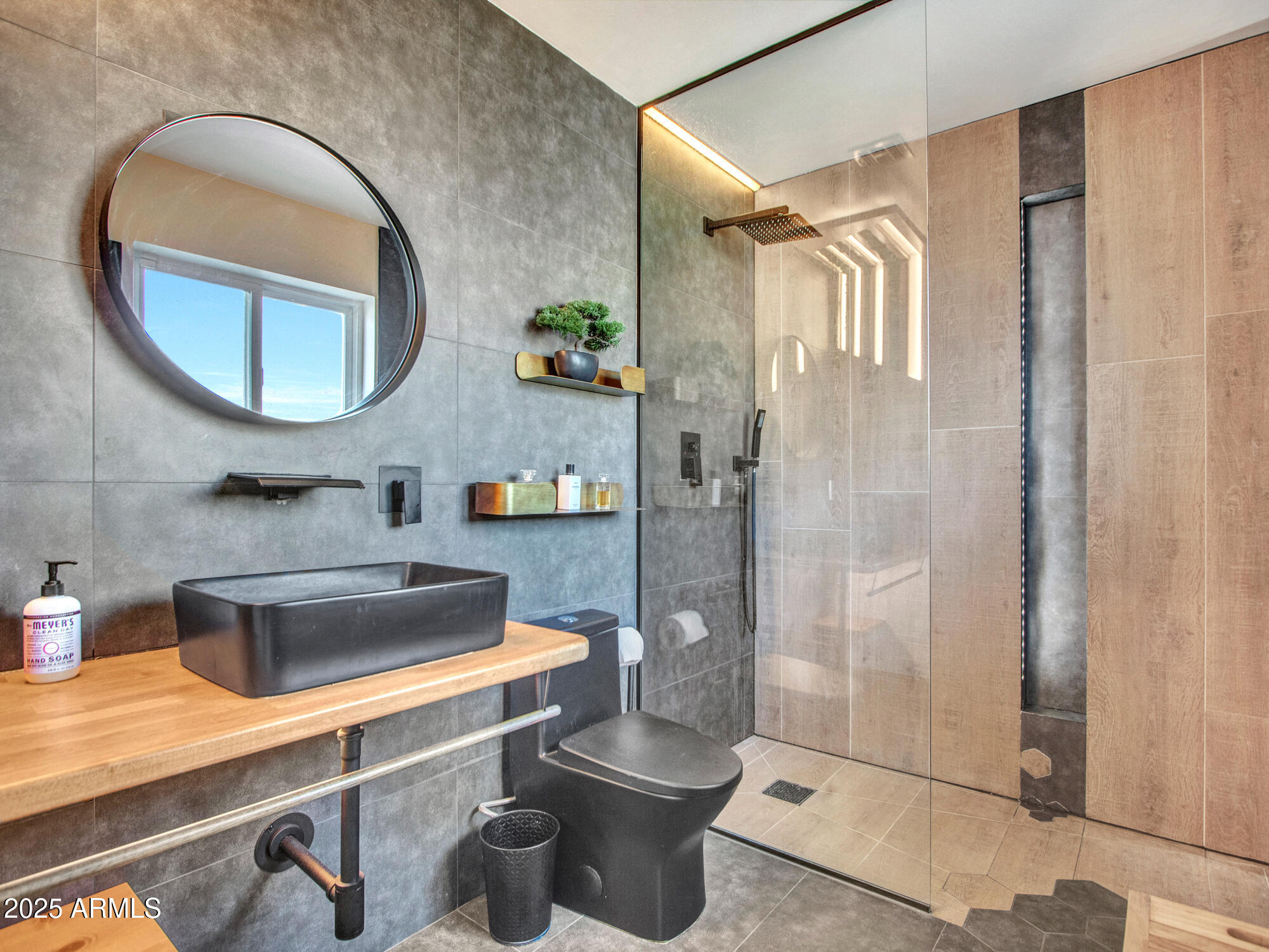 3010 East Yucca Street Phoenix, AZ 85028 - Photo 8 of 58 a bathroom with a toilet a sink and a mirror