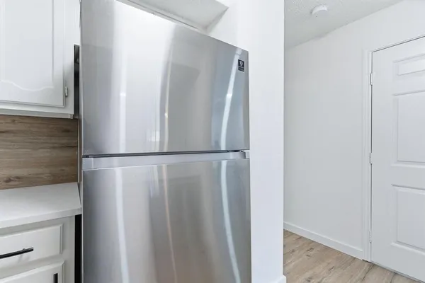 a close view of closet