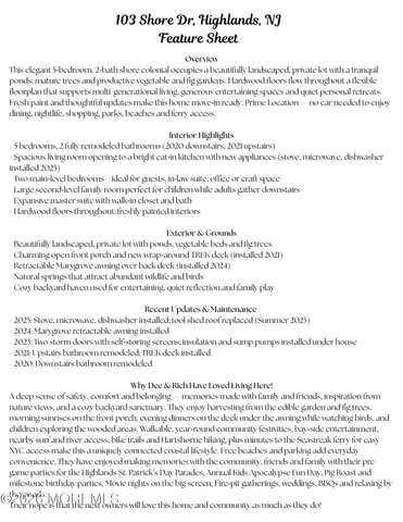 $850,000 | 103 Shore Drive, Highlands, NJ 07732