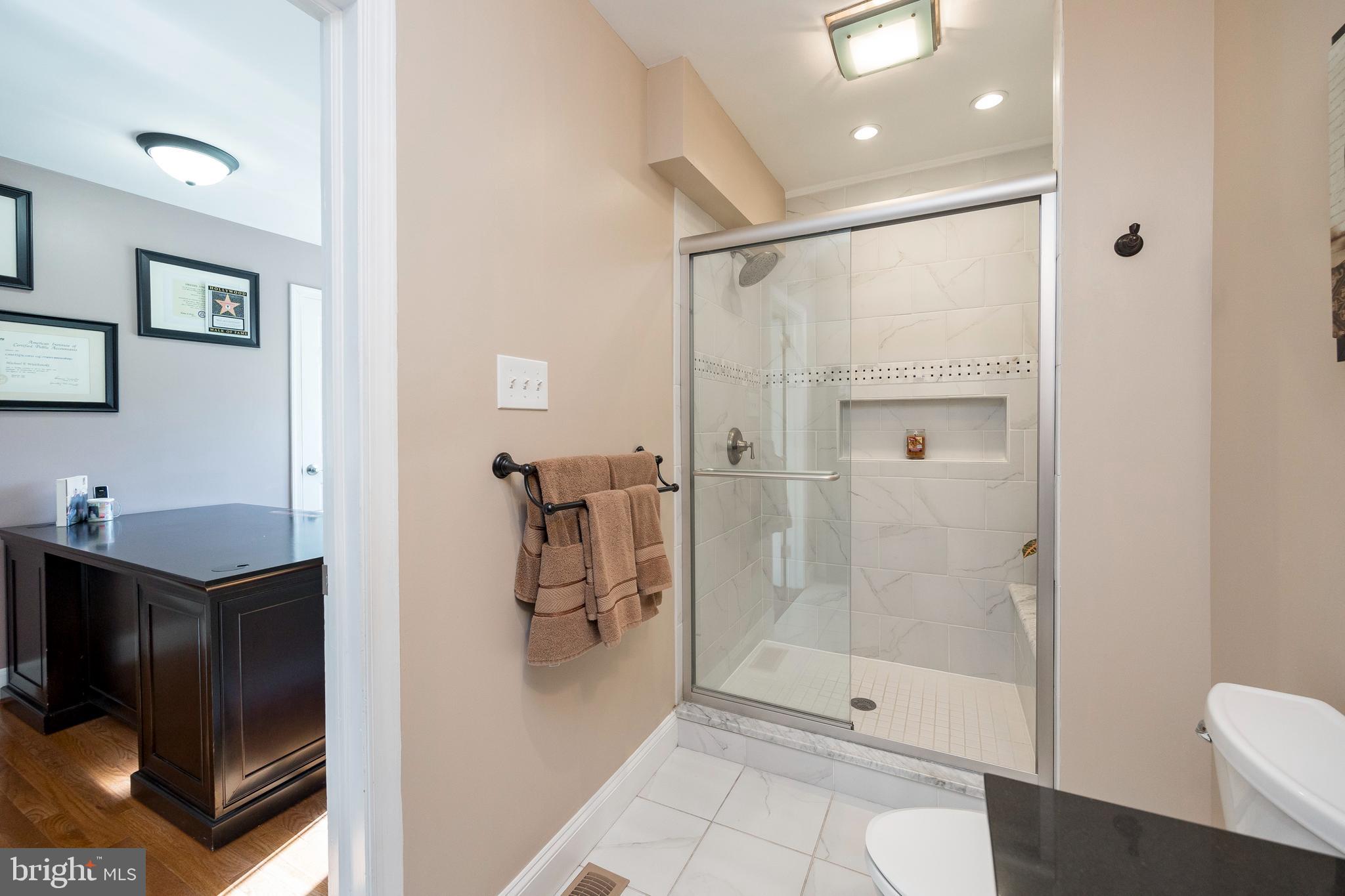 537 Church Road Eagleville, PA 19403 - Photo 29 of 55 Office has full bathroom with Tile shower and seat