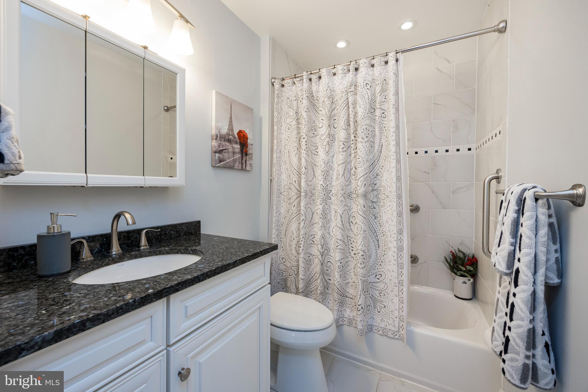 537 Church Road Eagleville, PA 19403 - Photo 43 of 55 Recently remodeled bathroom with grab bars!