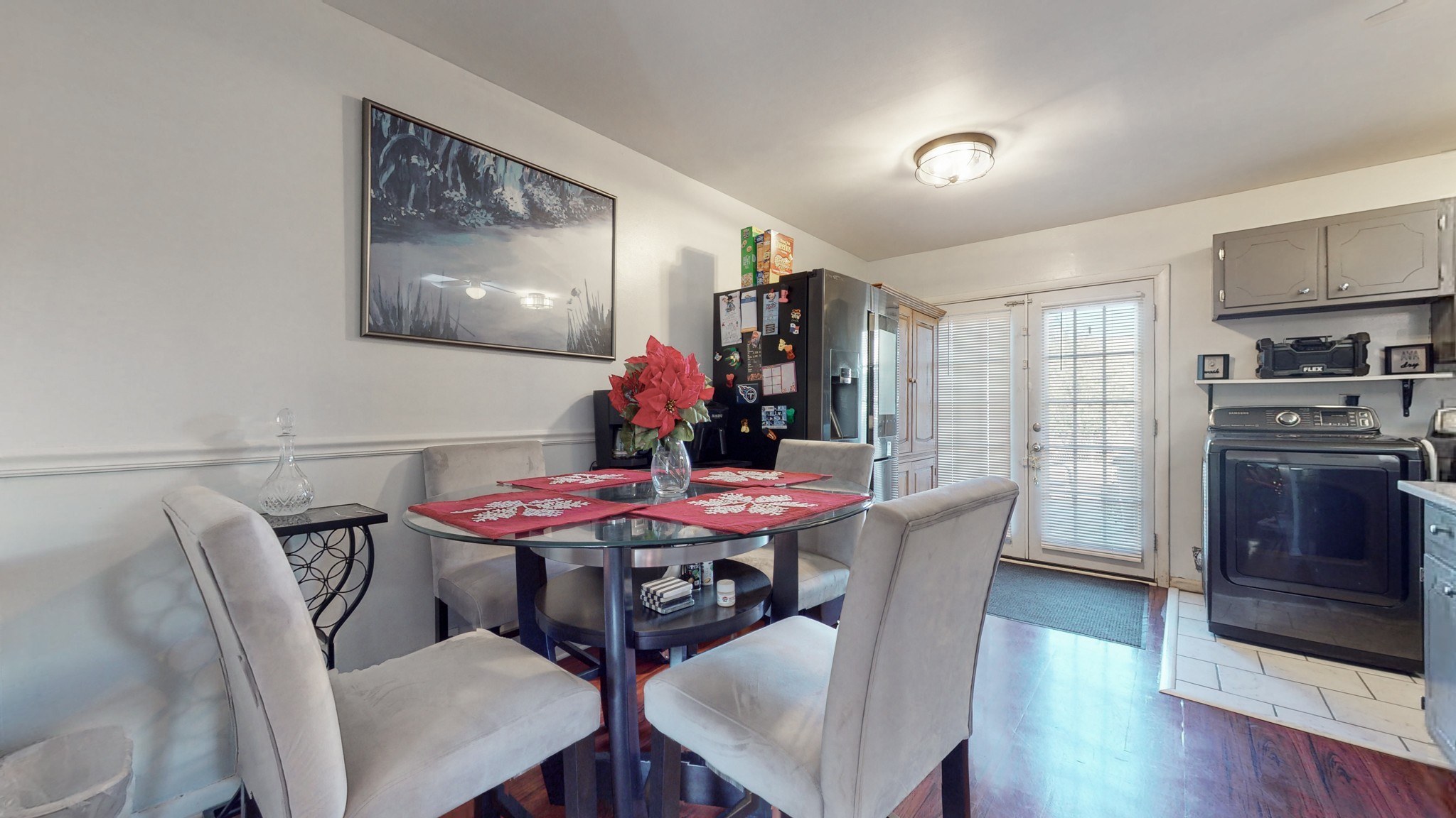 370 Wallace Road, Unit G3 Nashville, TN 37211 - Photo 8 of 30 a dining room with furniture and wooden floor