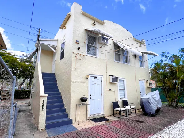 a view of an outdoor space with a patio