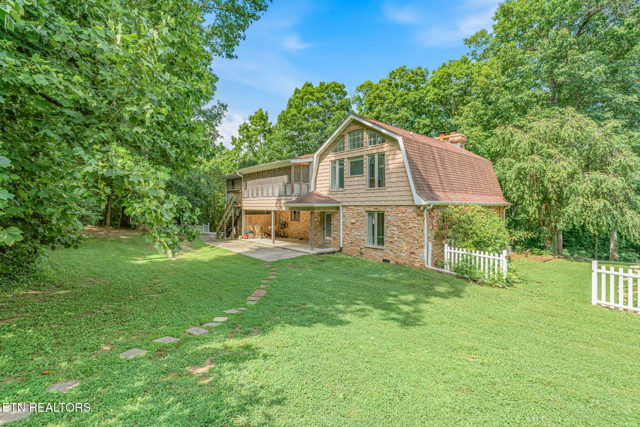 8708 Pedigo Ridge Road Powell, TN 37849 - Photo 50 of 59 Back of main home from pool house
