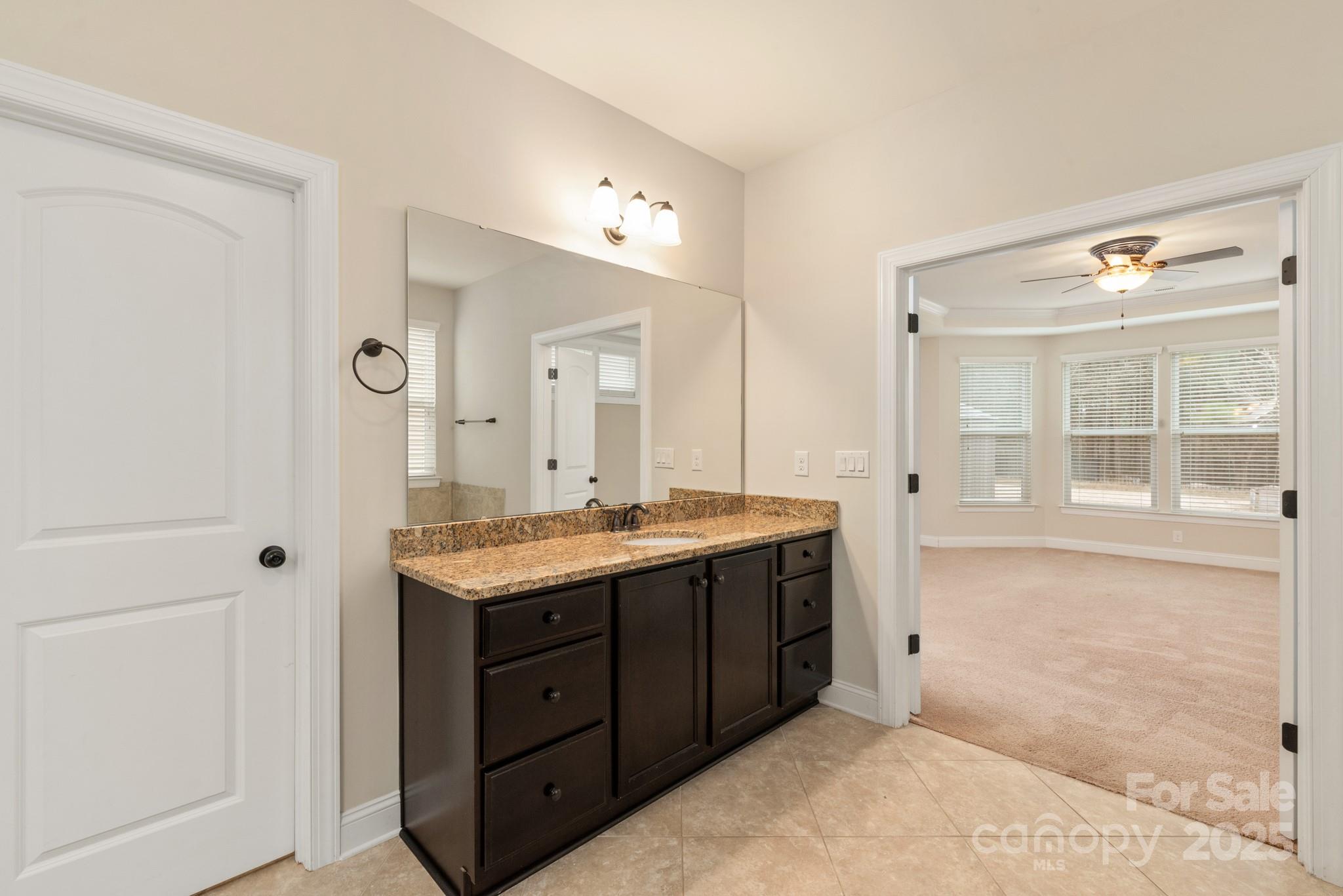83202 Cortland Drive Lancaster, SC 29720 - Photo 19 of 47 a spacious bathroom with a granite countertop sink mirror and