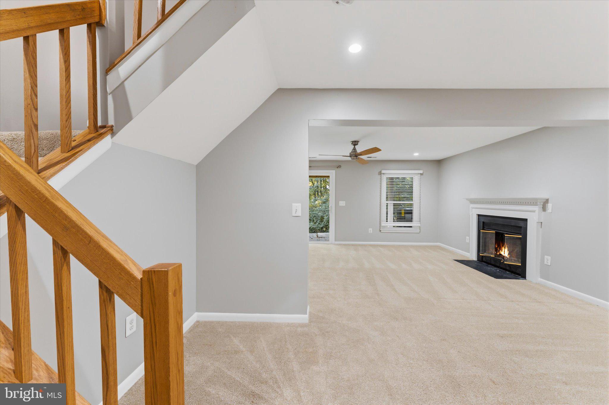 1431 Newport Springs Reston, VA 20194 - Photo 19 of 33 2nd fireplace leads to backyard
