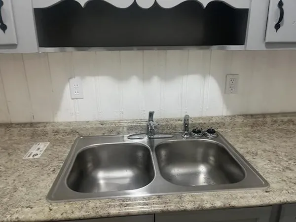 a sink with window