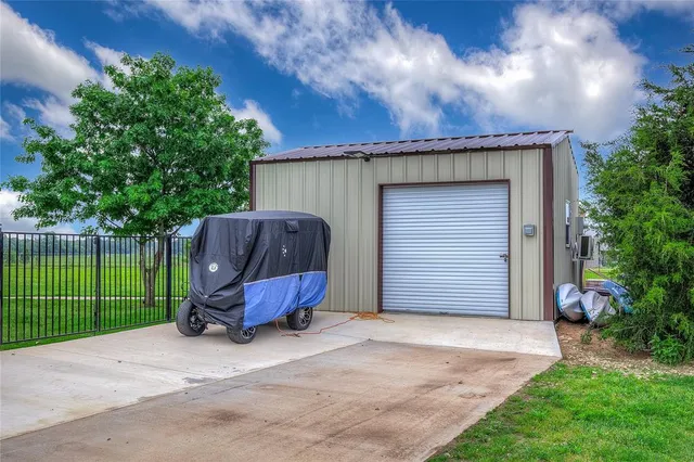 a wooden house with outdoor space