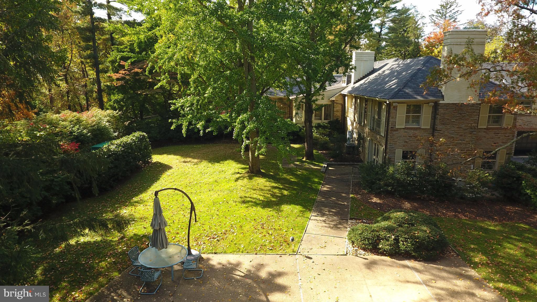 3408 Old Court Road Baltimore, MD 21208 - Photo 25 of 30 Backyard With Beautiful Views Of Wooded Area