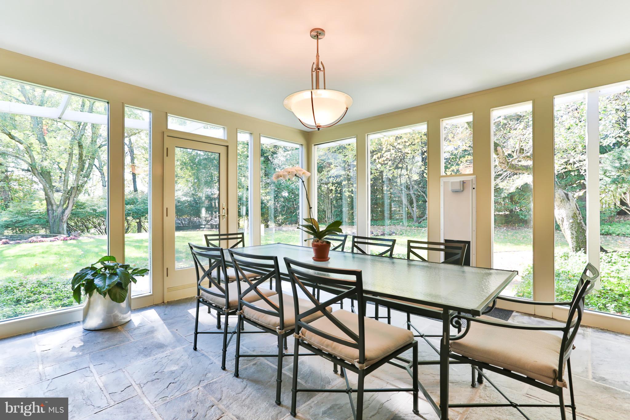 3408 Old Court Road Baltimore, MD 21208 - Photo 9 of 30 Sunroom off of Formal Dining Room