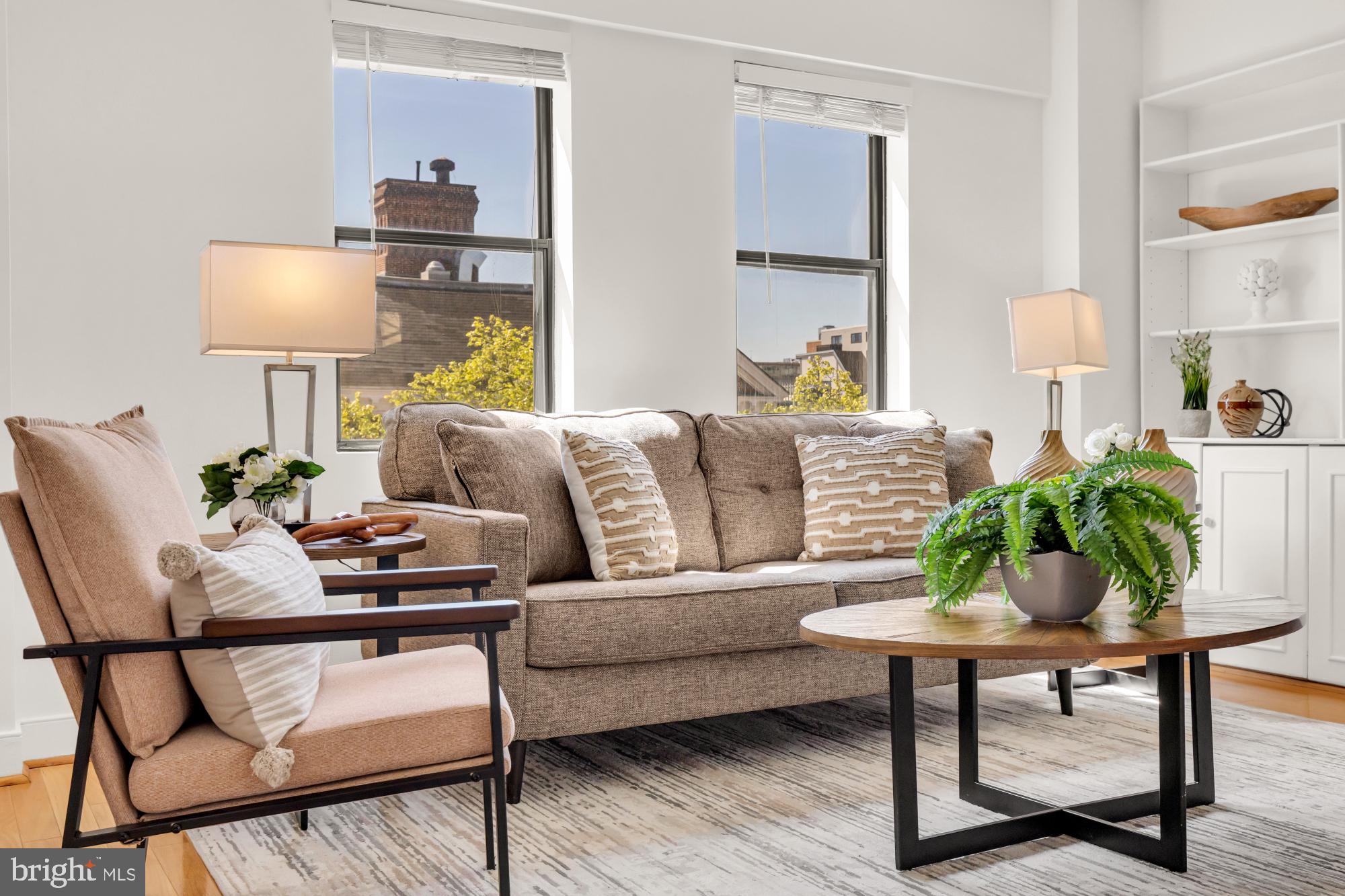 1727 R Street Northwest, Unit 402 Washington, DC 20009 - Photo 2 of 35 Bright, Sunny South Facing Windows Throughout