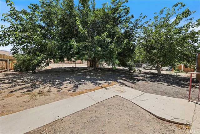 a view of outdoor space with deck and tree