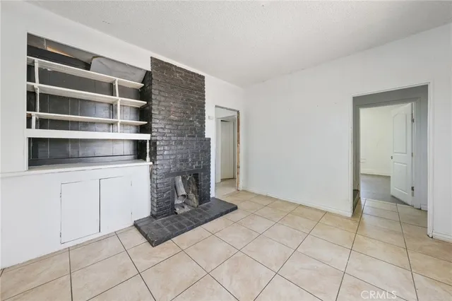 a kitchen with a cabinets