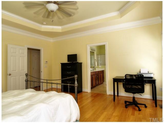 2809 Cowley Road Cary, NC 27518 - Photo 12 of 25 Room for a large bed, furniture, desk. Ceiling Fan. En Suite Bathroom