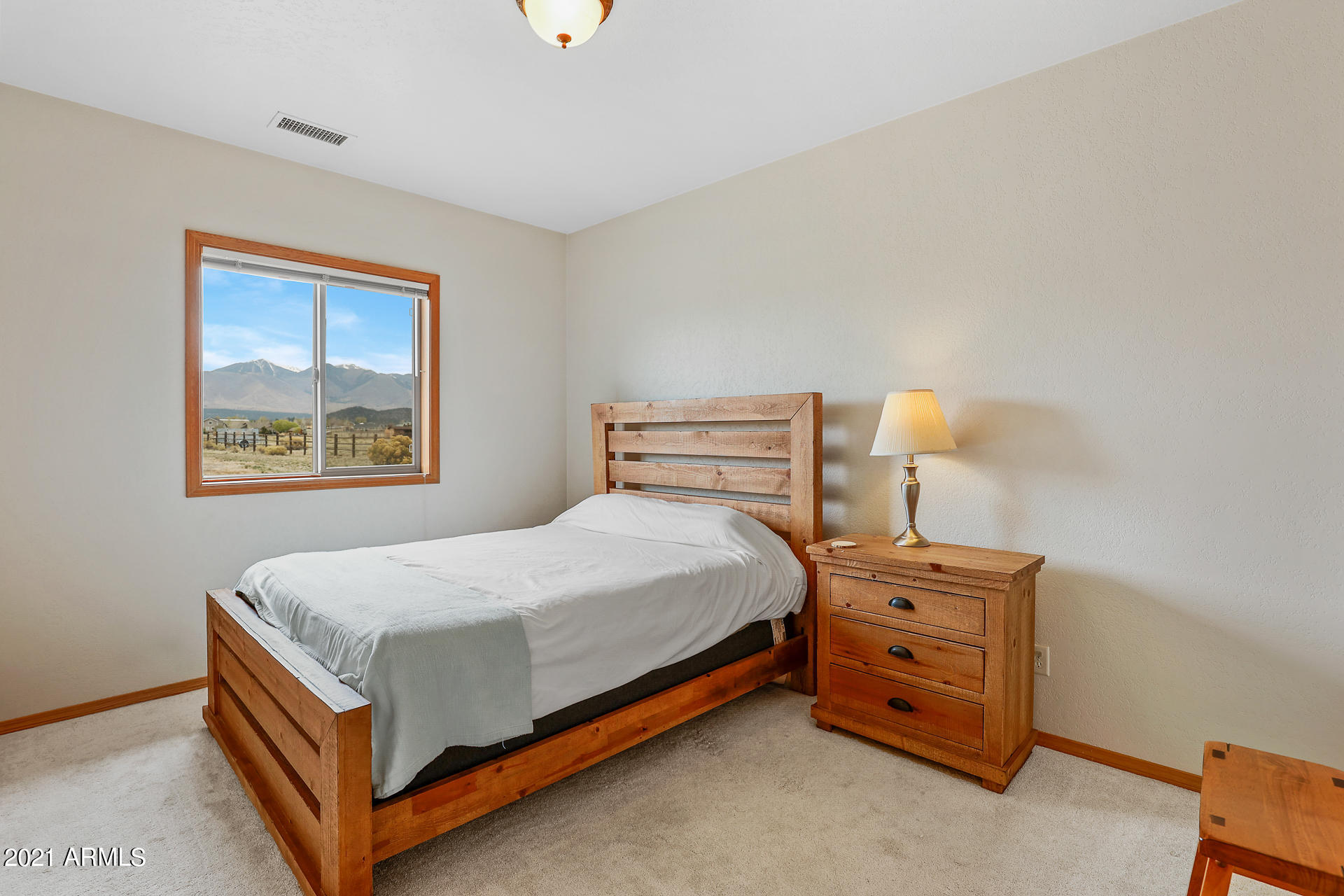 9676 North Bryant Road Flagstaff, AZ 86004 - Photo 22 of 42 Bedroom 2 with Mountain Views