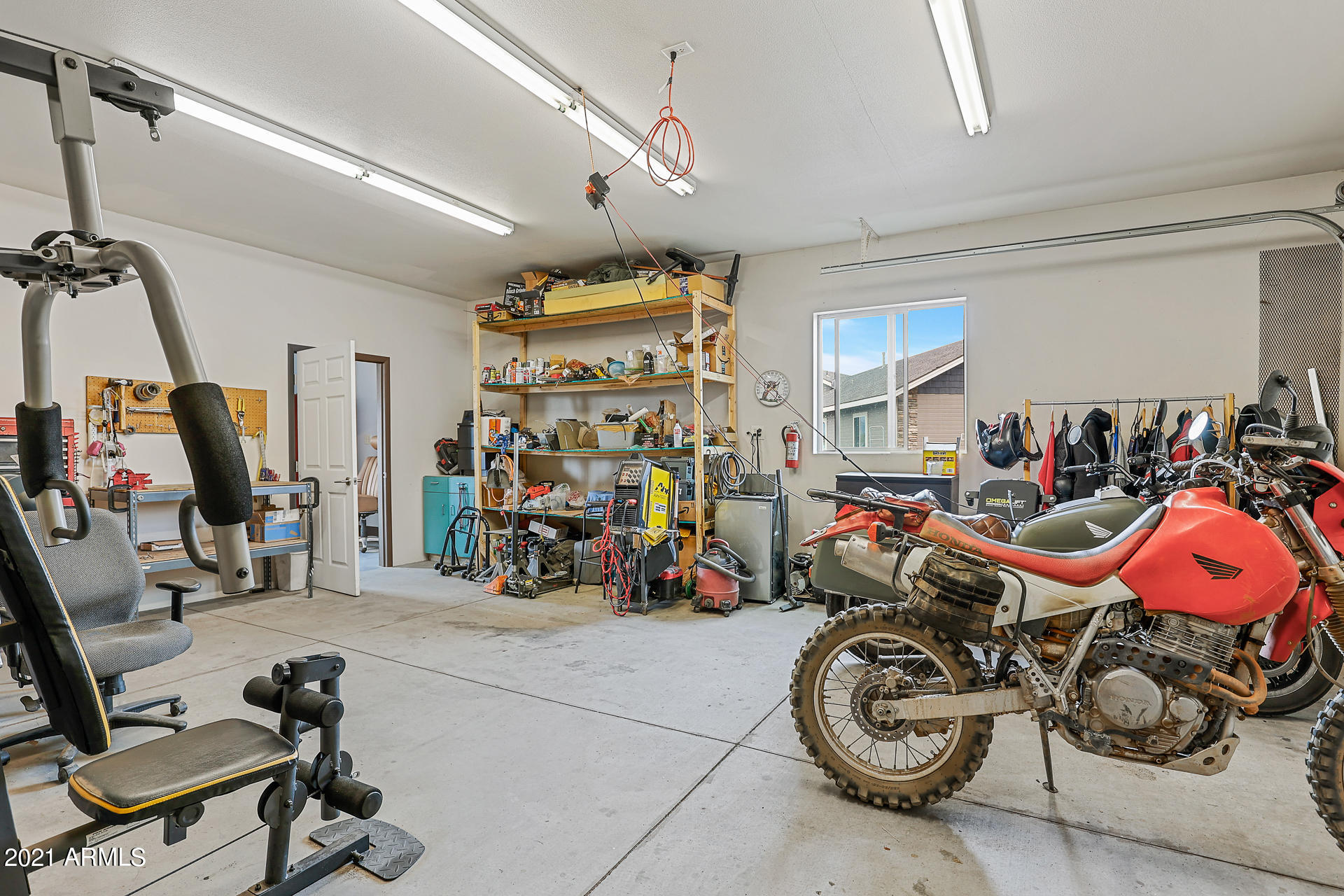 9676 North Bryant Road Flagstaff, AZ 86004 - Photo 27 of 42 4-Car Garage & Workshop Area