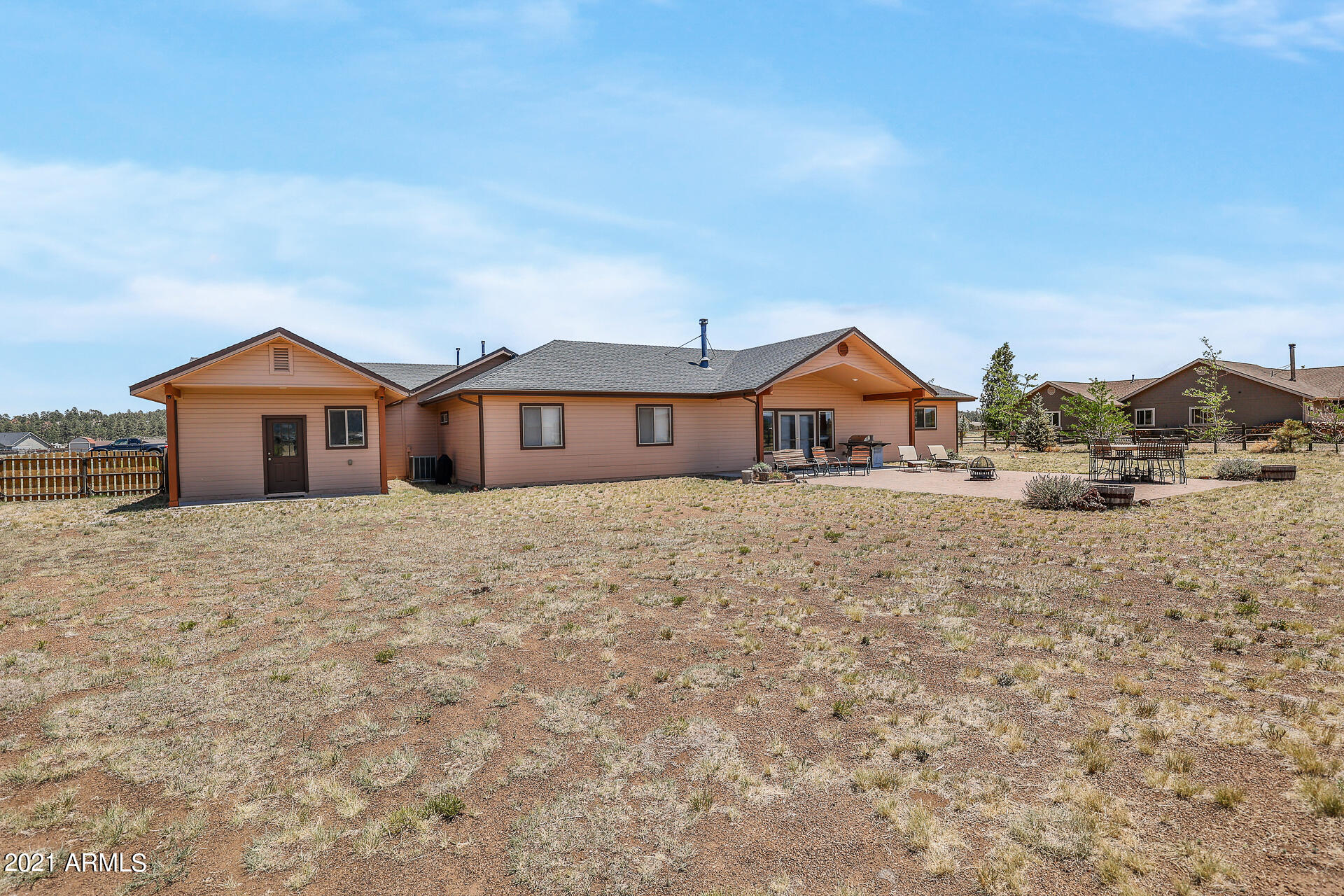 9676 North Bryant Road Flagstaff, AZ 86004 - Photo 30 of 42 Rear View of Home